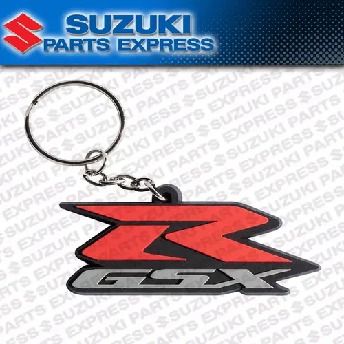 NEW OEM SUZUKI GSX- R LOGO FLEXABLE RUBBER KEY CHAIN 990A0-19119