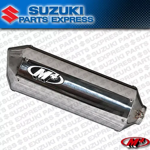 NEW 2004 2005 SUZUKI GSX-R600 GSXR GSX-R 600 M4 POLISHED BOLT ON MUFFLER EXHAUST