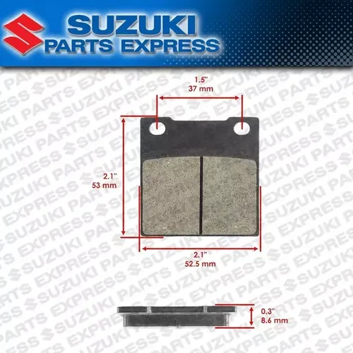 NEW 1999 - 2007 SUZUKI HAYABUSA GSX1300R OEM REAR BRAKE PADS SHIMS 69102-05860