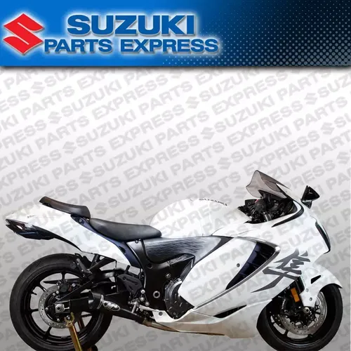 2008 - 2022 SUZUKI HAYABUSA GSX 1300 R M4 FULL SYSTEM WITH BLACK GP19 CANISTER