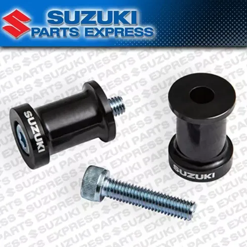 NEW SUZUKI BLACK SPOOL SET FITS WITH 8MM LUGS ANODIZED ALUMINUM 990A0-65349-BLK