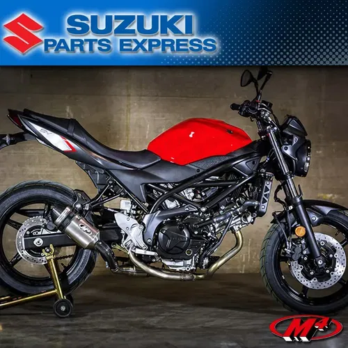 2017 - 2021 SUZUKI SV650 SV 650 X M4 EXHAUST STANDARD TITANIUM SLIP ON MUFFLER