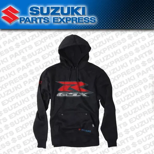 NEW GENUINE SUZUKI GSX-R PULLOVER SWEATSHIRT HOODIE ZIP RACING GSXR 990A0-15070