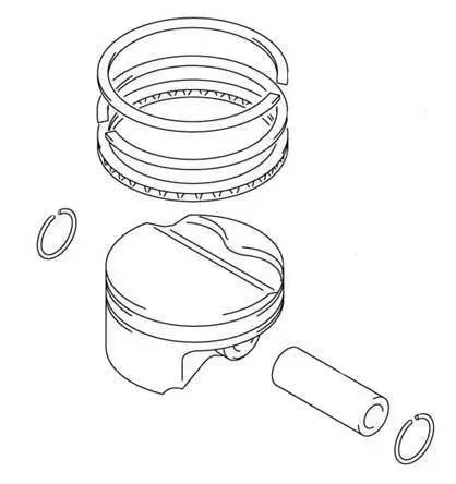 NEW OEM SUZUKI CRANKSHAFT PISTON KIT RM-Z450 RMZ 450 2005 2006 2007 12110-35830