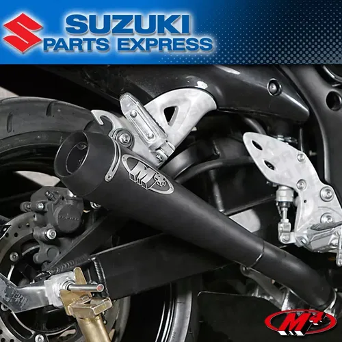 2008 - 2020 SUZUKI HAYABUSA GSX 1300 R M4 DUAL BLACK RETRO DRAG SLIP ON EXHAUST