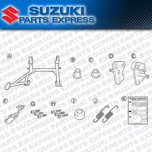 NEW 2014 - 2019 GENUINE SUZUKI V-STROM 1000 DL1000 CENTER STAND KIT 42100-31831
