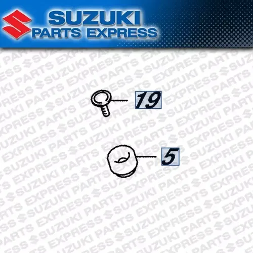 NEW OEM SUZUKI TWO SCREW AND FRAME COVER UP CUSHION 2022 - 2024 GSX13000