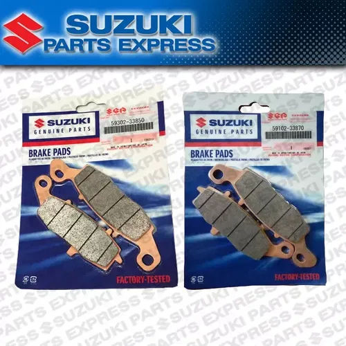 NEW OEM SUZUKI VSTROM 650 1000 FRONT BRAKE PADS SHIMS 59102-33870 & 59302-33850