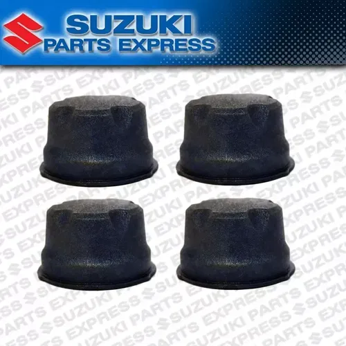 NEW SUZUKI KING QUAD EIGER LTA LTF 400 450 500 OEM CENTER WHEEL HUB CAPS 4 PACK