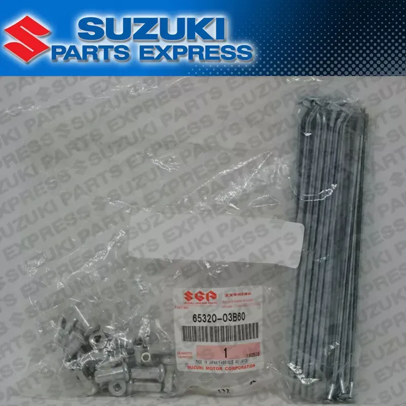 NEW 2004 - 2015 OEM GENUINE SUZUKI RM 85L BIG REAR WHEEL SPOKE SET 65320-03B60