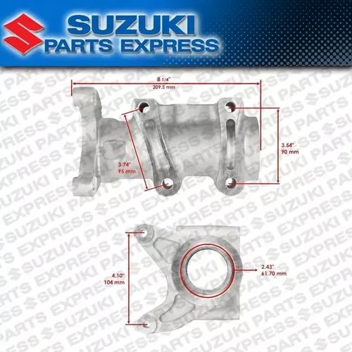 NEW 2009 - 2014 SUZUKI LT-Z400 LTZ 400 OEM REAR AXLE BEARING CARRIER 64715-33H00
