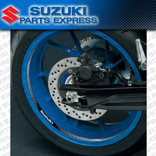 NEW OEM SUZUKI BLACK AND WHITE RIM DECAL 2023 - 2024 GSX-8S 99183-00A20-RD1