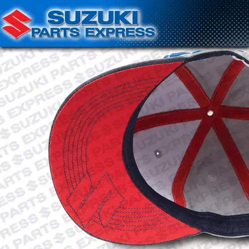 NEW SUZUKI GREY SIDEWAYS SNAPBACK CAP HAT GSXR RMZ LT DRZ LTR BUSA 990A0-17138