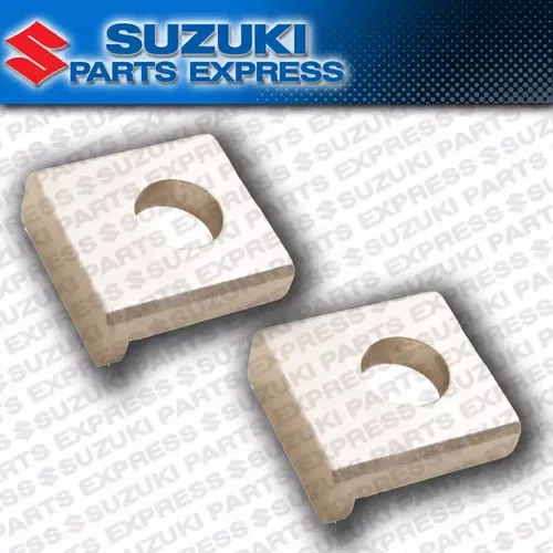 NEW 2004 - 2022 SUZUKI RM 85 85L SWINGARM CHAIN ADJUSTER BLOCKS 2x- 61445-03B00