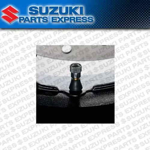 SET OF NEW GENUINE OEM SUZUKI "S" LOGO CHROME TIRE VALVE STEM CAPS 990A0-19069