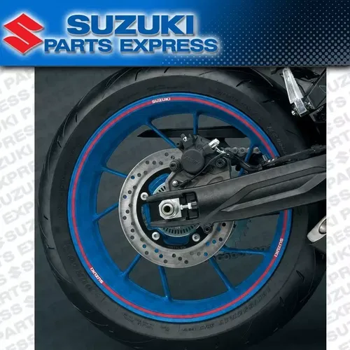 NEW OEM SUZUKI RED AND BLACK RIM DECAL 2023 - 2024 GSX-8S 99183-00A20-RD1