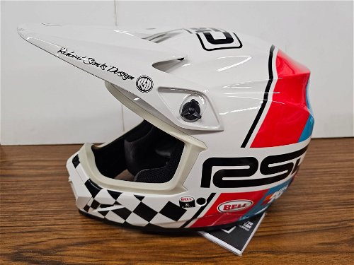 NEW BELL MX-9 MIPS RSD THE RALLY GLOSS WHITE/BLACK SIZE XL