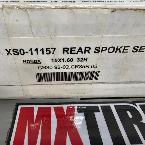 EXCEL REAR SPOKE SET CR80 '92-'02 CR85 '03