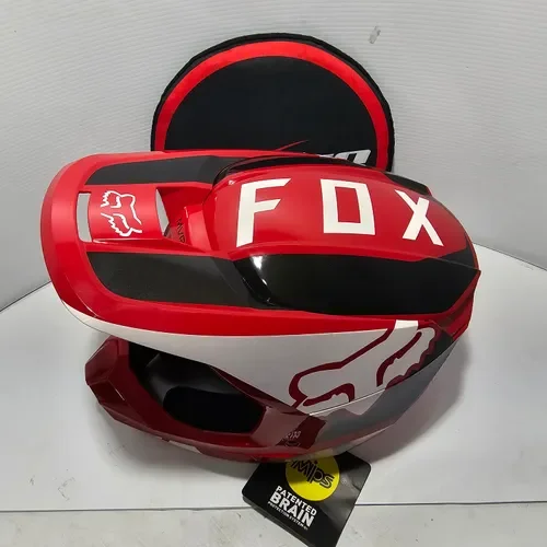 FOX V1 HELMET FLAME RED SIZE XS