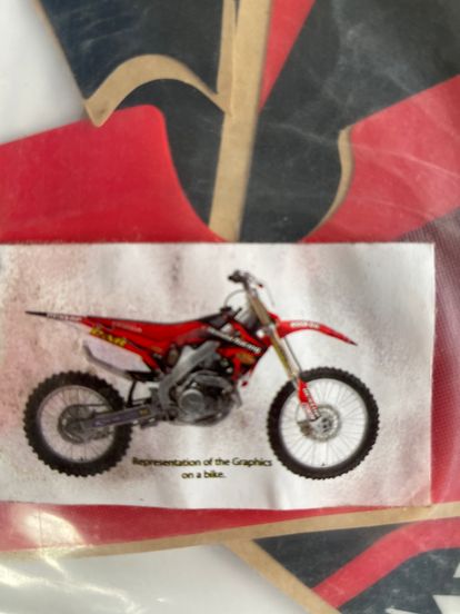 Flu Par Team Honda Graphics Kit And Seat Cover 10-13 Crf250r