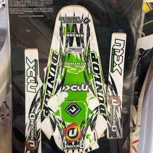 06-08 Kawasaki Kx450f Graphics And Seat Cover Unbound Energy 
