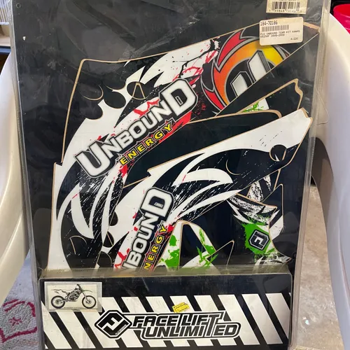 06-08 Kawasaki Kx250f Graphics And Seat Cover Flu Designs Unbound energy