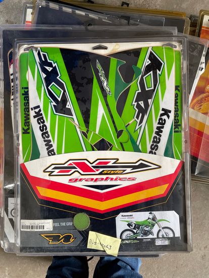 Nstyle Graphics Seat Cover Combo 04-05 Kx250f