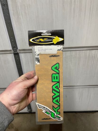 Green Kayaba Fork Stickers NOS