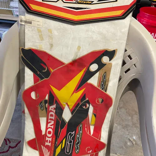 Honda Cr85 Graphics And Seat Cover 