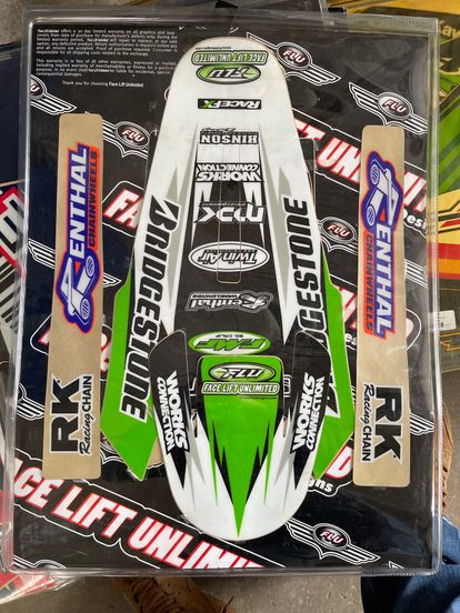 Flu Ts1 Graphics Seat Cover Kit For 06-07 Kx250f