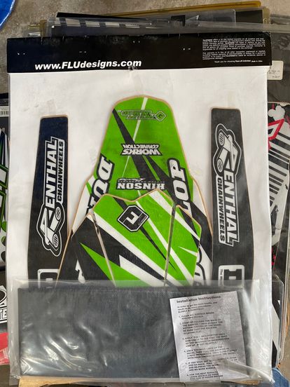 Flu Ts1 Graphics Seat Cover Kit For 09-10 Kx250f