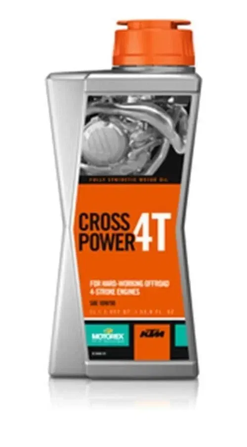 KTM Motorex Cross Power 10W/50 4T Jaso MA2 Offroad Motorcycle Oil  1 Liter
