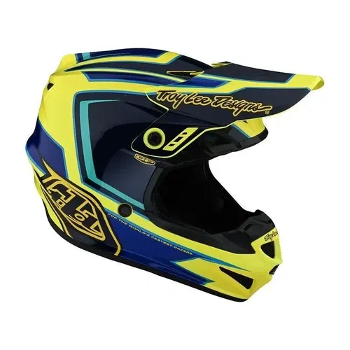Troy Lee Designs GP Ritn Yellow MX ATV Helmet Youth Medium