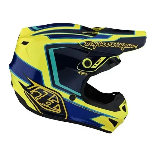 Troy Lee Designs GP Ritn Yellow MX ATV Helmet Youth Medium