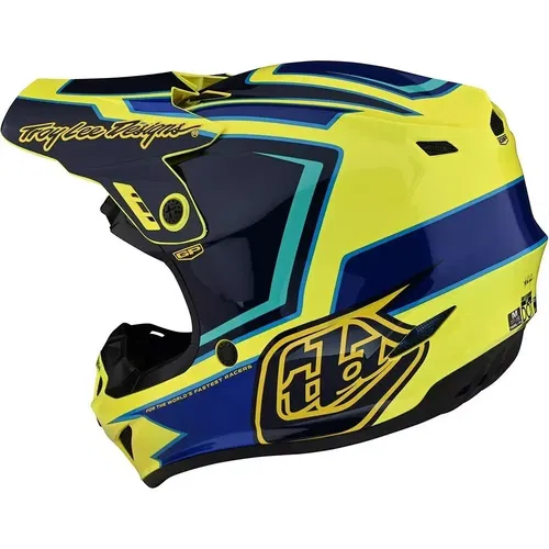 Troy Lee Designs GP Ritn Yellow MX ATV Helmet Youth Medium