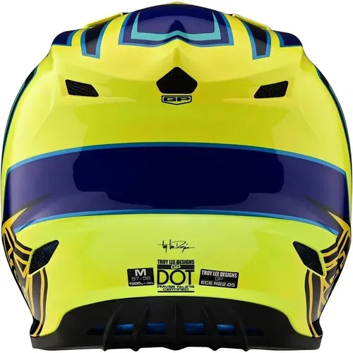 Troy Lee Designs GP Ritn Yellow MX ATV Helmet Youth Medium