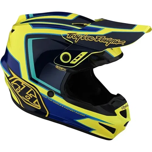 Troy Lee Designs GP Ritn Yellow MX ATV Helmet Youth Medium