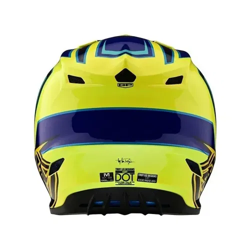Troy Lee Designs GP Ritn Yellow MX ATV Helmet Youth Medium
