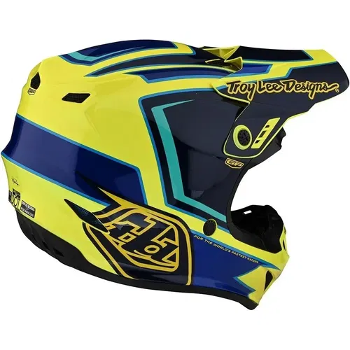 Troy Lee Designs GP Ritn Yellow MX ATV Helmet Youth Medium