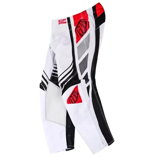 Troy Lee Designs GP Pro Wavez Off-White / Red Motocross BMX Pants Youth 20