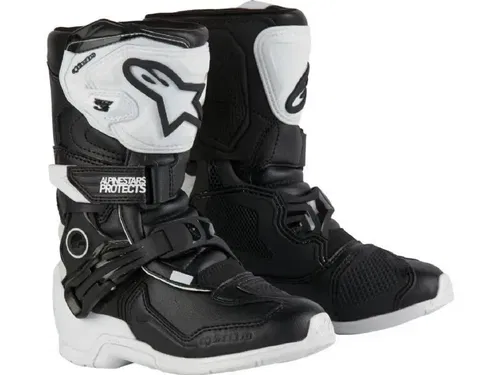 Alpinestars Tech 3s Youth White Black Motocross ATV MX Offroad Boots  12