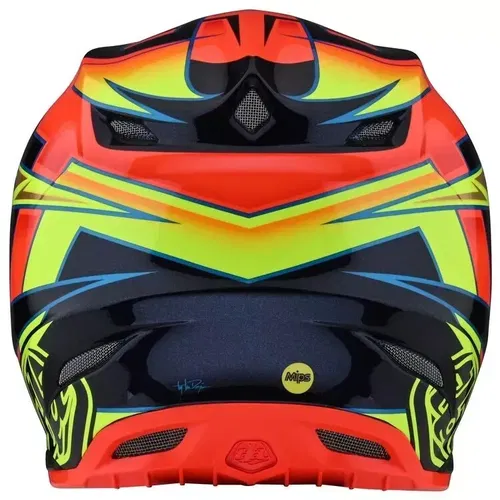 Troy Lee Designs SE5 Composite Graph Yellow Blue MX ATV Helmet Adult Large