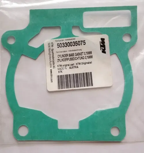 KTM Husqvarna Cylinder Base Gasket 0.75MM 1997-2014 125 150 200   50330035075