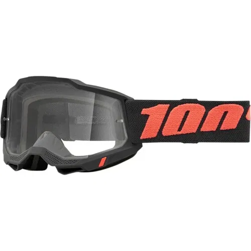 100% Accuri 2 Borego Black Clear Lens Goggles Adult