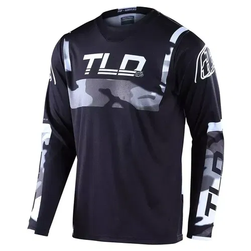 Troy Lee Designs GP Brazen Camo Grey Motocross BMX Jersey Youth Large
