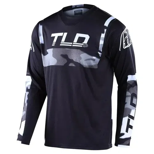 Troy Lee Designs GP Brazen Camo Grey Motocross BMX Jersey Youth Large