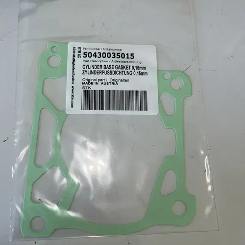 KTM GasGas Husqvarna Cylinder Base Gasket 0.15MM 125SX 150SX 125TC 125MC