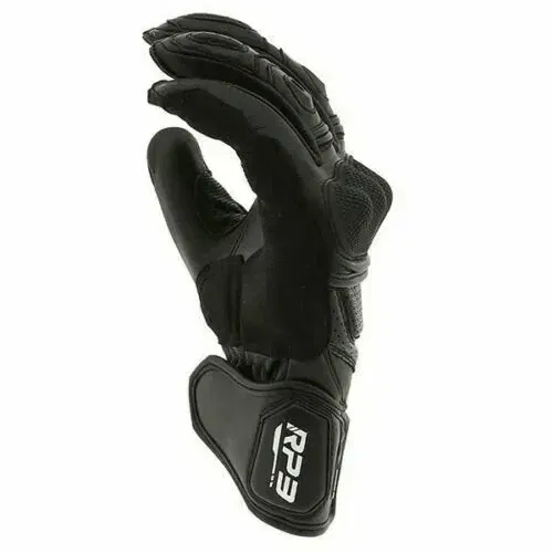 Oxford RP-3 2.0 Stealth Black Short Motorcycle Gloves Adult XXL