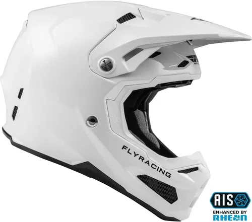 Fly Racing Formula Carbon Solid White Motocross ATV BMX Helmet Adult XL