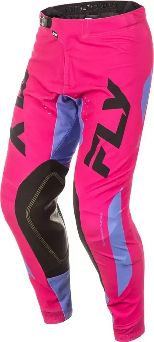 Fly Racing Evolution BOA Pink Lavender Black Motocross BMX ATV Pants Size 34